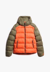 Unausgewählt, khaki colourblock