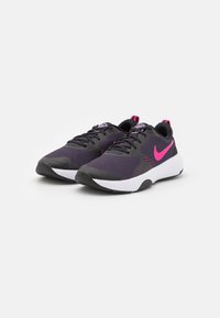 Nike Performance CITY REP TR - Chaussures fitness - black/hyper pink/cave purple/lilac/white