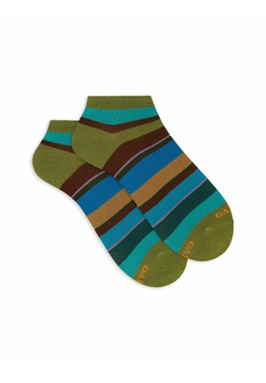 WITH STRIPES - Calze - erba cioccolato