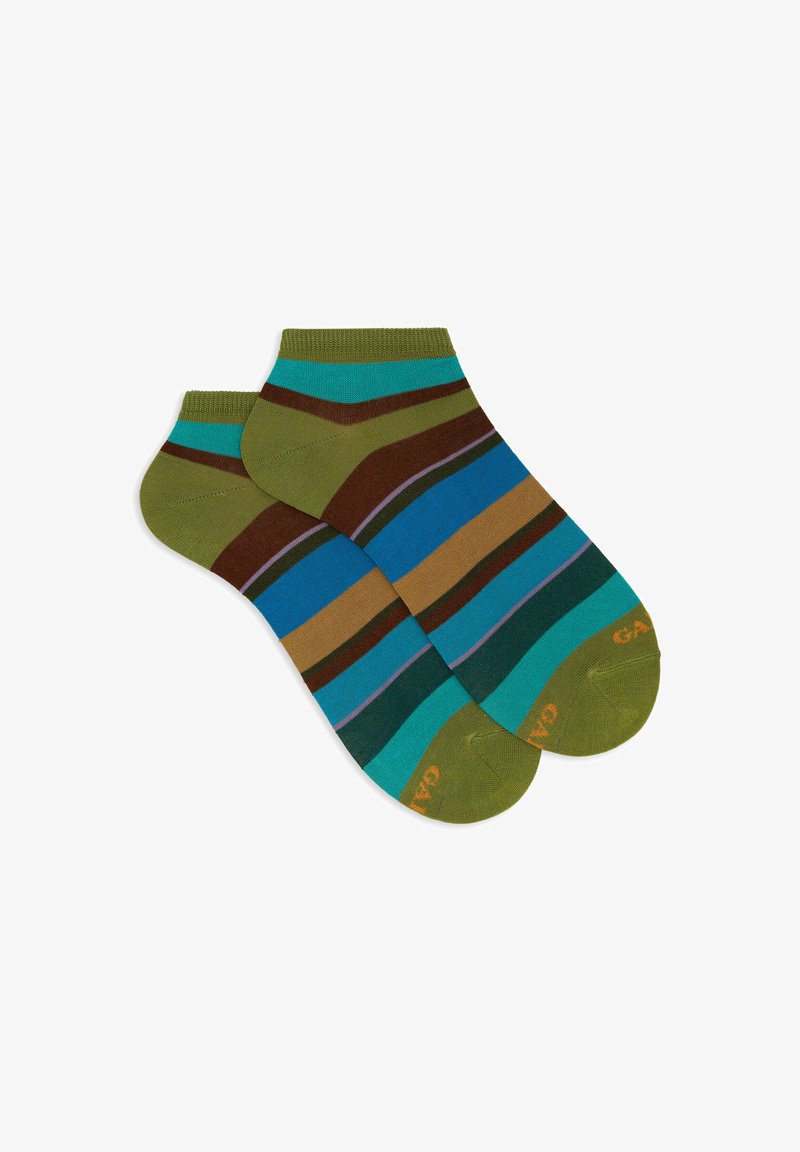 Gallo WITH STRIPES - Calze - erba cioccolato