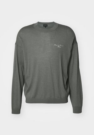 Emporio Armani Pullover - mulled basil/fog