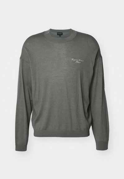Emporio Armani Strickpullover - mulled basil/fog