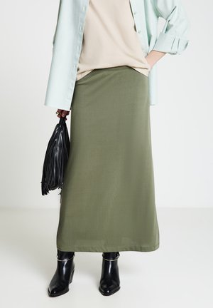 UNITA - Jupe longue - verde militare