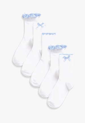 5 PACK - Čarape - white and blue