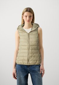 ONLY - ONLNEWTAHOE HOOD - Bodywarmer - slate green Miniatuurafbeelding 1