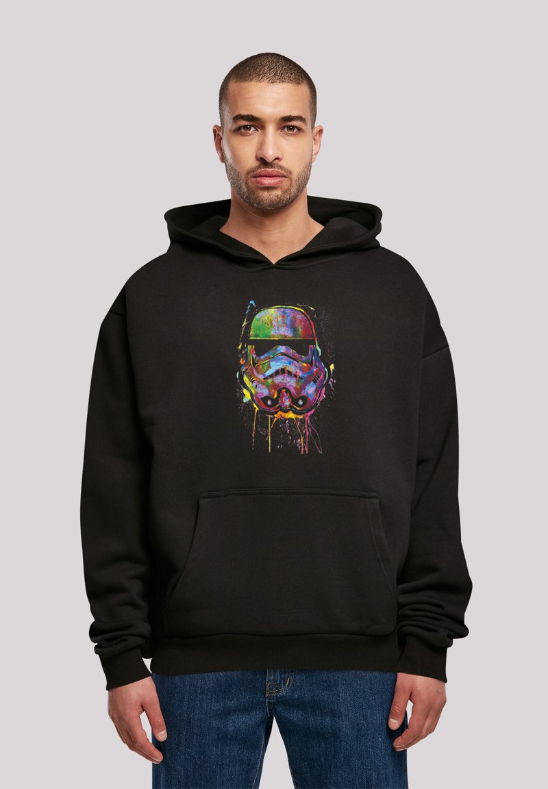 F4NT4STIC - PREMIUM STORMTROOPER PAINT SPLATS ULTRA HEAVY OVERSIZE - Hoodie - black, Vergroten