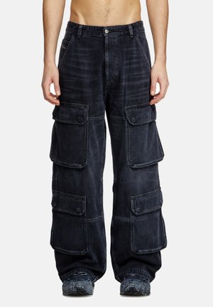 Relaxed fit jeans - black dark grey