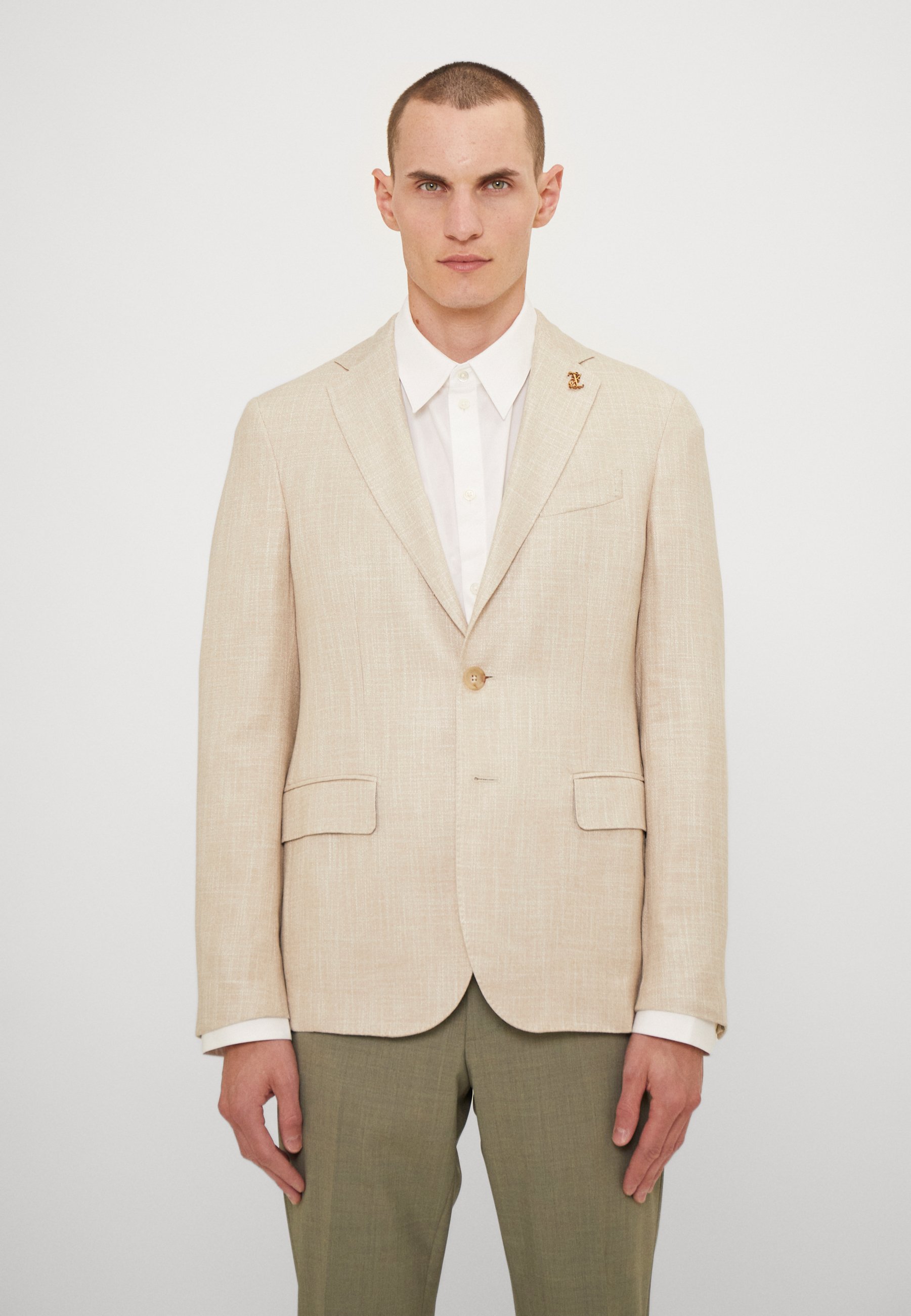 Pal Zileri GIACCA UOMO - Blazer jacket - beige - Zalando.co.uk
