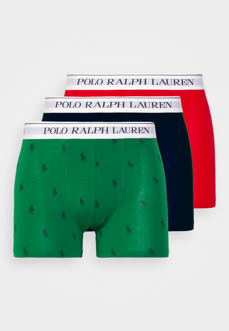 Polo Ralph Lauren TRUNK 3 PACK - Ozke boksarice - navy/green/red