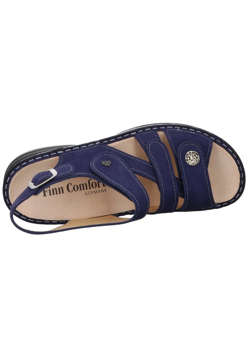 Finn Comfort GOMERA - Wedge sandals - royal/royal blue - Zalando
