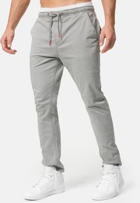 INDICODE JEANS OSBORNE - Pantalones - lt grey