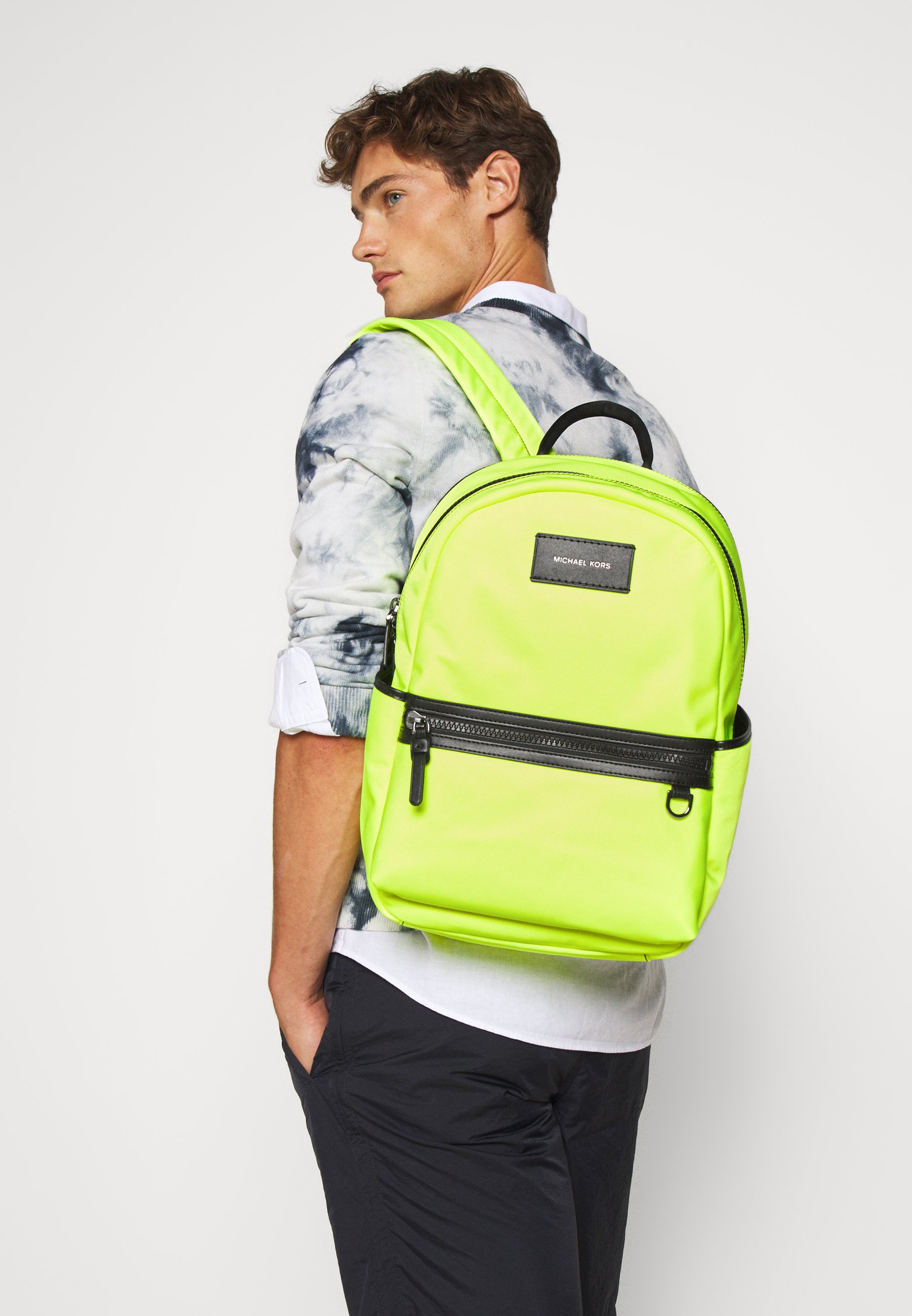 michael kors neon backpack