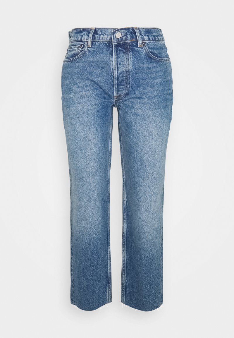 Damen Bekleidung | Boyish TOMMY HIGH RISE Jeans Straight Leg dark blue/dunkelblau - JH43801 Damen Bekleidung | Boyish TOMMY HIGH RISE Jeans Straight Leg dark blue/dunkelblau - JH43801