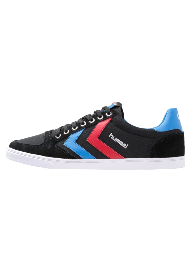 Hummel SLIMMER STADIL - Sneakers laag - black/blue/red/Zwart - Zalando.nl