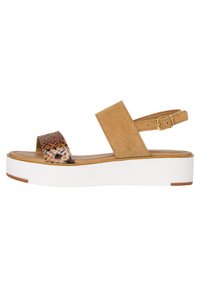 Marco Tozzi Platform sandals - nut