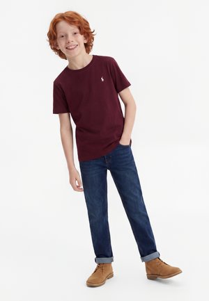 Polo Ralph Lauren, COTTON JERSEY CREWNECK TEE 7-14Y - Camiseta básica - rich ruby
