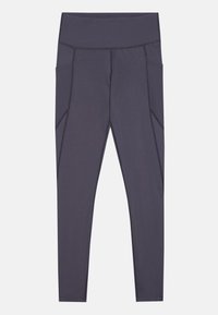 ESSENTIAL FULL LENGTH HIGH RISE LEGGINGS WITH SIDE POCKET - Leggings - dark grey