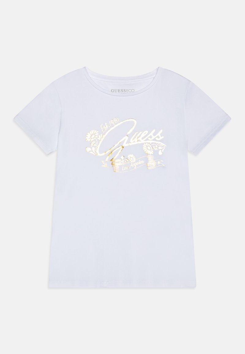 Guess JUNIOR - Camiseta estampada - pure white