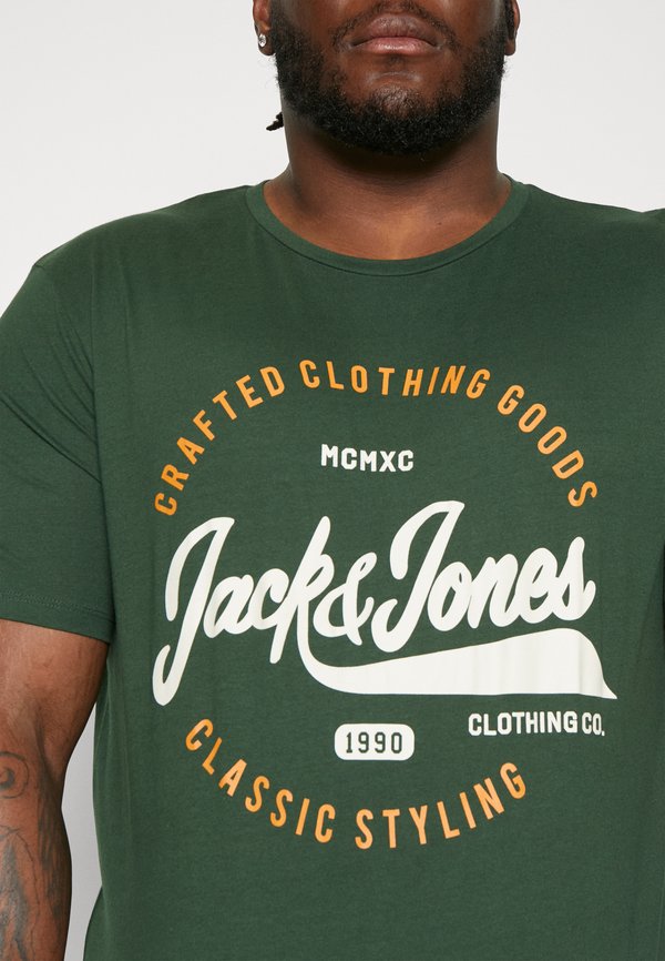 JJMIKK TEE CREW NECK - Print T-shirt - mountain view3