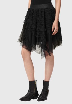 AllSaints JAYDE - A-lõikeline seelik - black