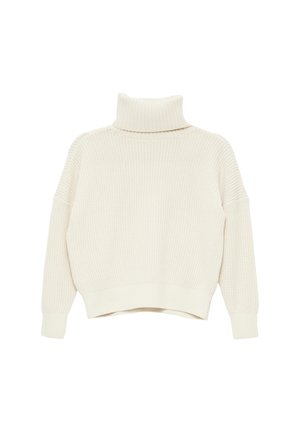 ROLLKRAGEN  - Strickpullover - helles sand