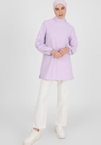 Modanisa CREW NECK REFKA BASIC - Blouse - lilac