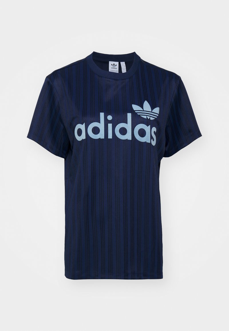 adidas Originals T-shirt print donkerblauw adidas Originals T-shirt print donkerblauw