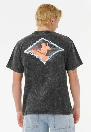 RAW ENERGY THRASH  - Camiseta estampada - black