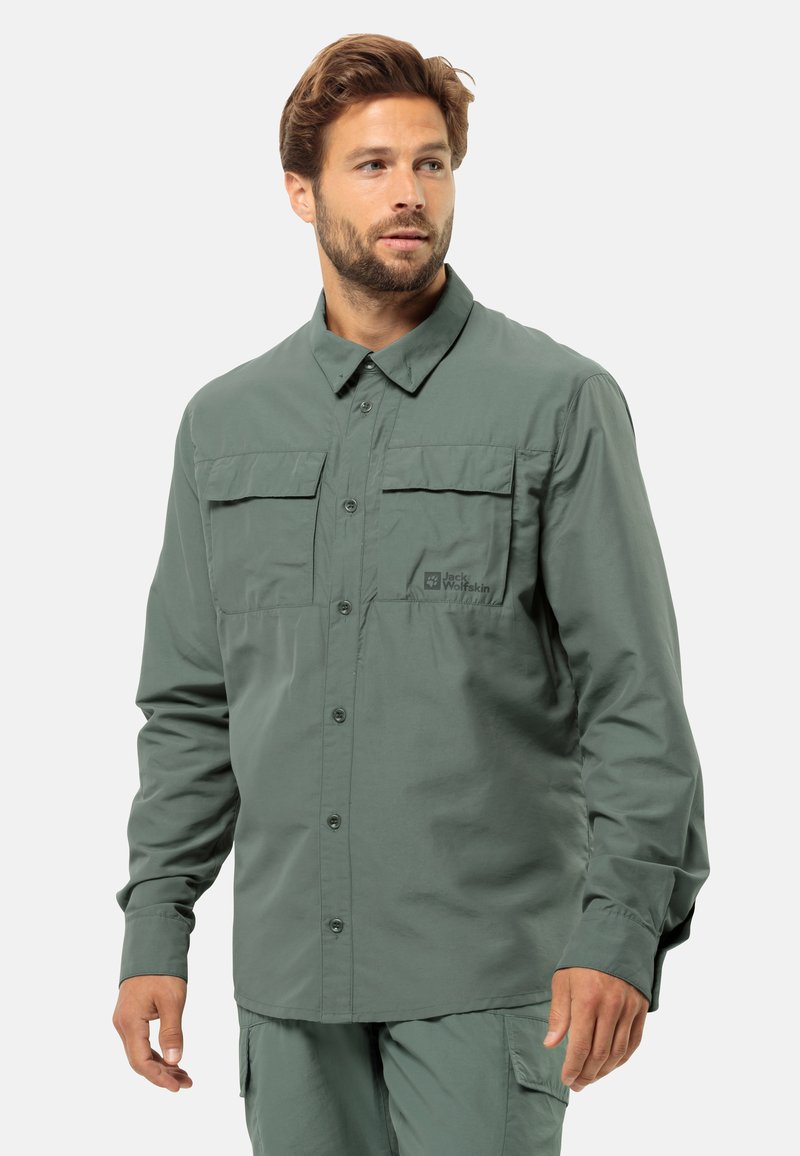 Jack Wolfskin BARRIER - Overhemd - hedge green