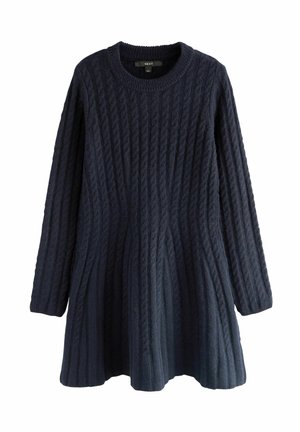 Next Strickkleid - navy blue