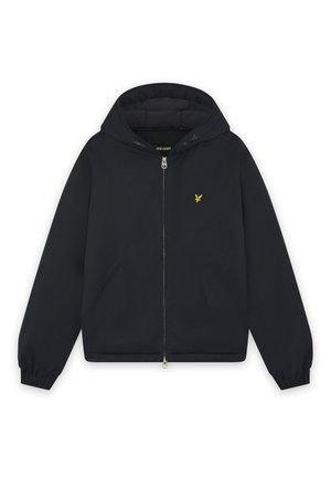 Lyle & Scott, PADDED HOODED ZIP THROUGH JACKET - Letná bunda - dark navy