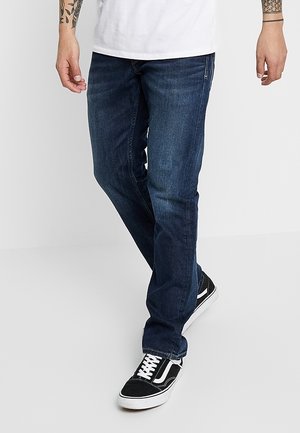 Jeans straight leg - dark-blue denim
