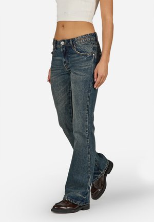 VITORA - Jeans Bootcut - faded dark blue