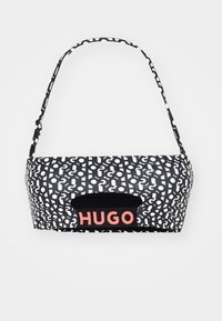 HUGO MONOGRAM BANDEAU - Bikinitopp - open white