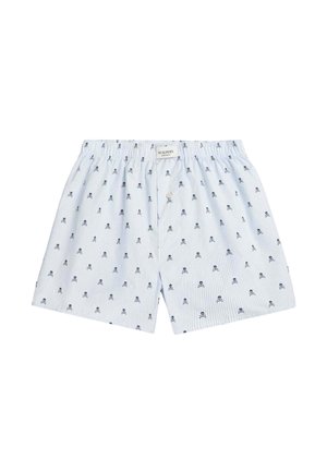 SKULL - Boxers - light blue stripes