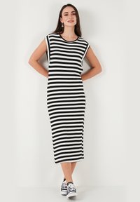 REGULAR FIT - Jerseykjole - black white