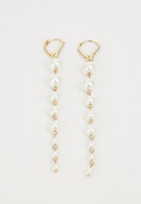 LINEAR - Boucles d'oreilles - gold-coloured/white