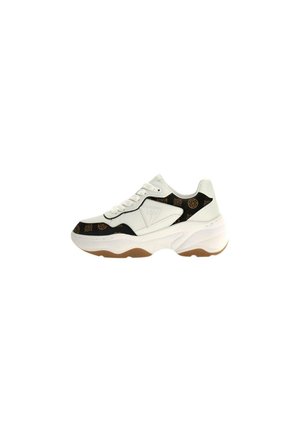 Sneakers basse - white marrone logato