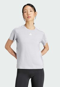 adidas Performance AEROREADY TRAIN ESSENTIALS  - Camiseta deportiva - glory grey