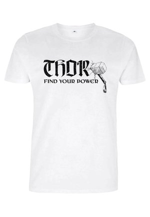 AVENGERS CLASSIC POWER OF THOR - T-shirt imprimé - white