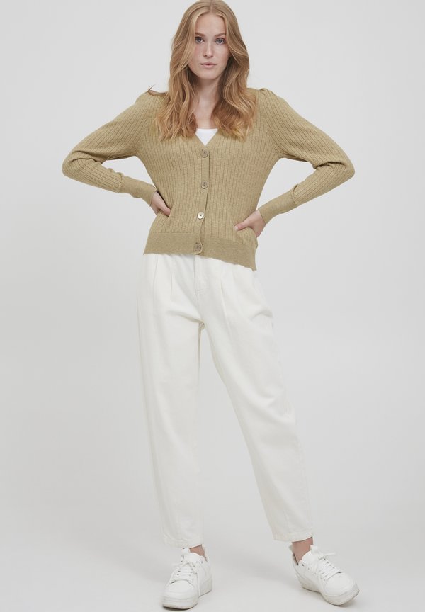 BYNAKTA - Cardigan - tannin melange4