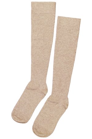 Ulla Popken COMPRESSIE - Podkolienky - beige