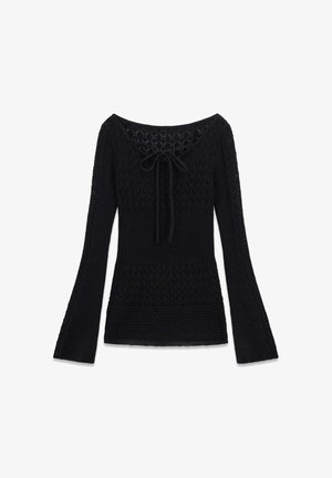Guess, LS SWTR TOP - Jersey de punto - jblk jet black a