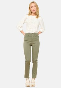 LolaLiza Slim fit jeans - khaki faded