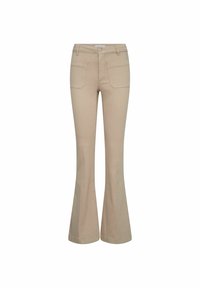 CHARLOTTE - Široké džíny - stone beige