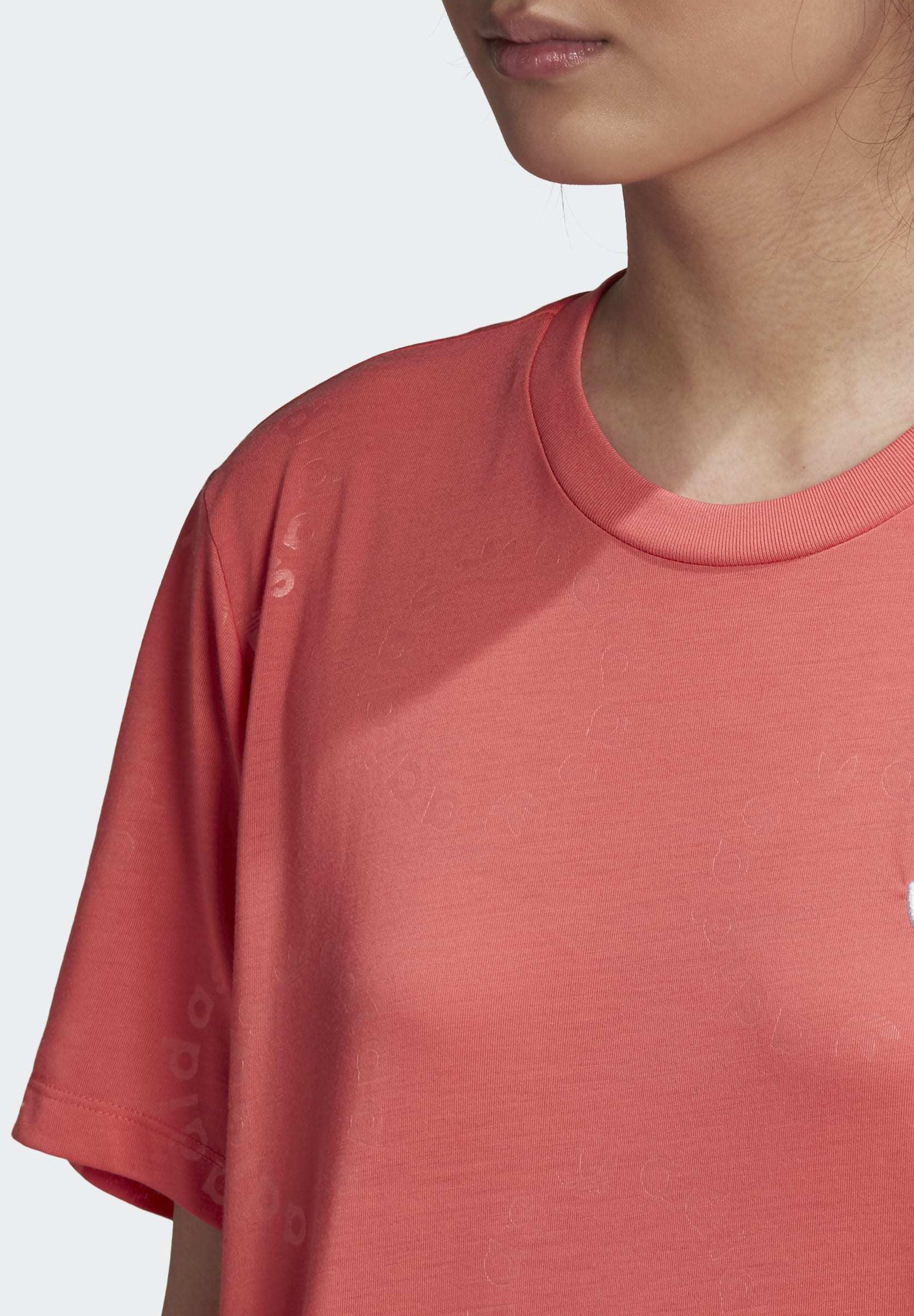 adidas Originals T SHIRT T shirts med print pink adidas Originals ADICOLOR LARGE LOGO T-SHIRT - T-shirts med print - pink