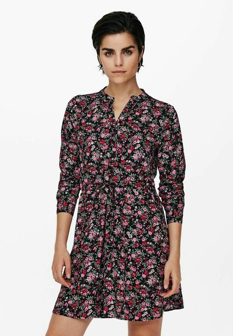 ONLY ONLCORY LIFE TUNIC Robe de jour black/noir chiné ZALANDO.FR