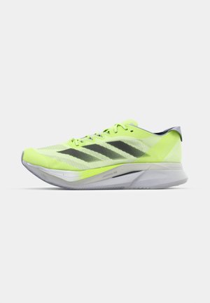 adidas Performance ADIZERO BOSTON 12 - Road running shoes - lucid lemon/core black/silver metallic