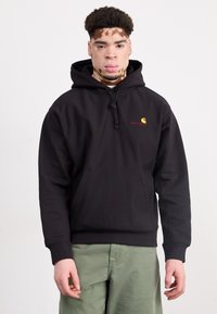 Carhartt WIP - HOODED AMERICAN SCRIPT  - Hoodie - black Thumbnail Image 1