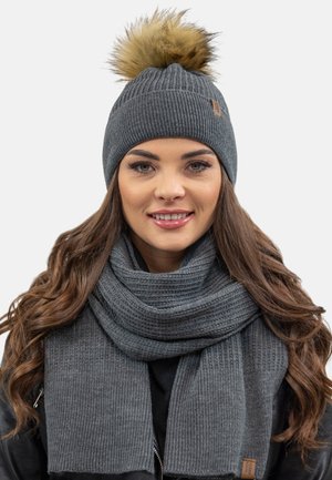 Vivisence SET - Huivi - dark grey